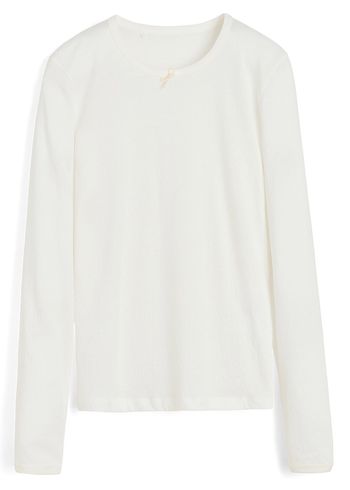 Aiayu - Blouse - Messhu Long Sleeve - Pure Ecru