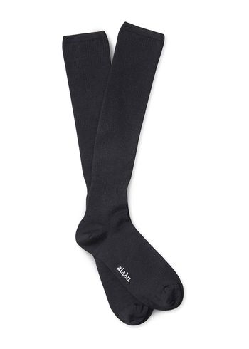 Aiayu - Chaussette de genou - Wool Knee Socks - Black