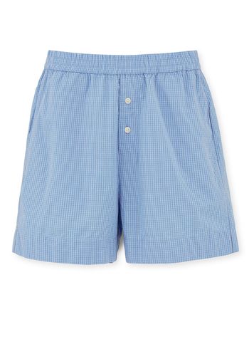 Aiayu - Shortsit - Casual Shorts Check - Mix Blue