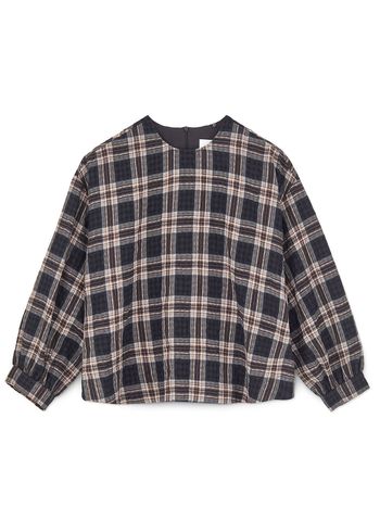 Aiayu - Skjorta - Glenn Checked Wool - Mix Black