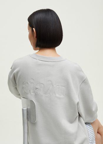 Aiayu - Sweatshirt - Aiayu Circular Sweatshirt - Grey