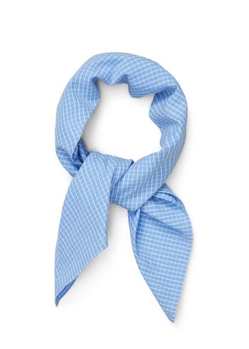 Aiayu - Scarf - Charlie Scarf Check - Mix Blue