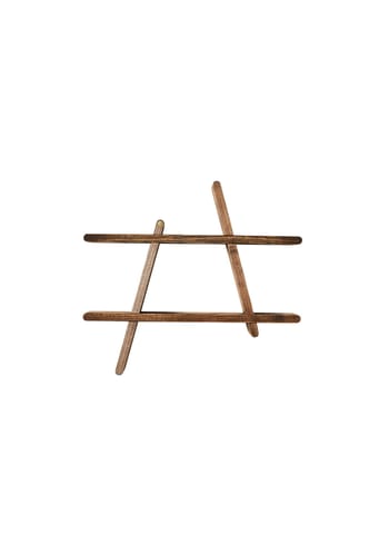 Andersen Furniture - Hylde - A-wall Shelf - Medium - Smoked Oiled Ash