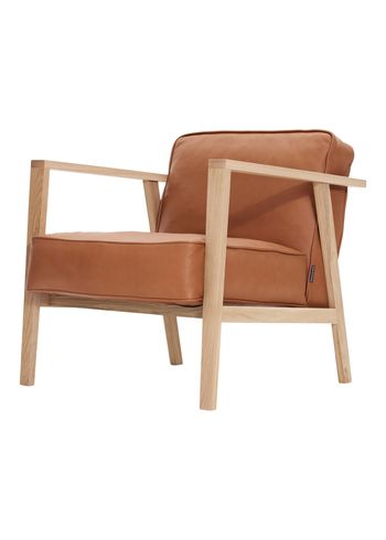 Andersen Furniture - Sessel - LC1 Loungechair - Cognac Leather/Oak White matt lacquer