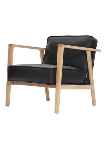 Andersen Furniture - Sessel - LC1 Loungechair - Black Leather/Oak White matt lacquer