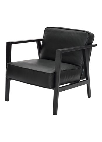 Andersen Furniture - Sessel - LC1 Loungechair - Black Leather/Oak black lacquered