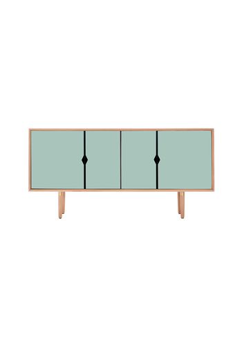 Andersen Furniture - Credenza - S7 Sideboard - White Oiled Oak / Ocean Grey
