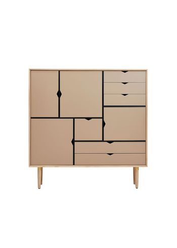 Andersen Furniture - Sivupöytä - S3 storage sideboard - White Oiled Oak / Kashmir