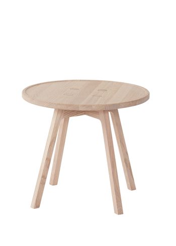 Andersen Furniture - Tavolino da caffè - C2 Sideboard / Round - Mat White Stained/Oak
