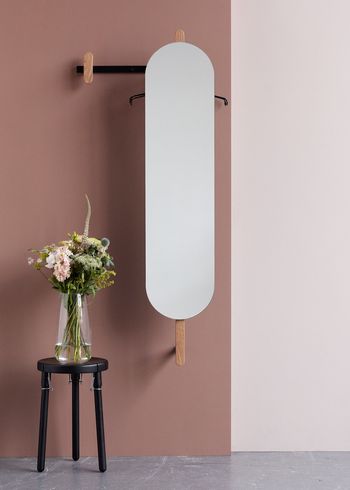 Andersen Furniture - Miroir - Multi Mirror - Black frame with Oak