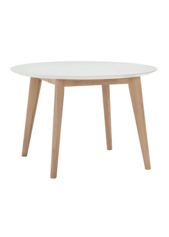 Andersen Furniture - Spisebord - AD1 Udtræksbord - Laminat - Hvid Matlakeret Eg/Hvid Laminat