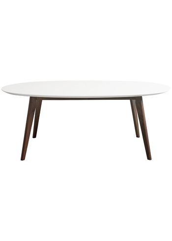 Andersen Furniture - Dining Table - DK10 Extension Table - Nature Oiled Walnut/White Laminate