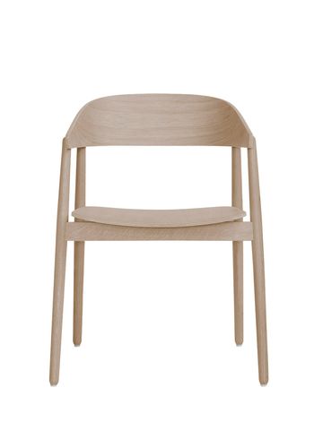 Andersen Furniture - Stuhl - AC2 Chair / Wooden Seat - Oak / White Pigmented Mat Lacquered