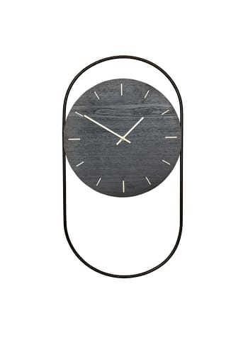 Andersen Furniture - Ur - A Wall Clock - Black with black metal ring