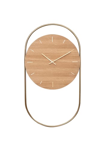 Andersen Furniture - Osoitteesta - A Wall Clock - Oak with brass ring