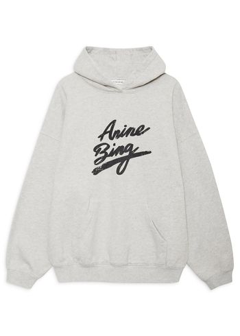 Anine Bing - Mikina - Harvey Sweatshirt Signature - Heather Grey