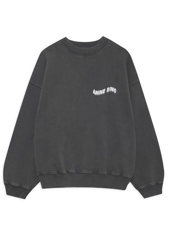 Anine Bing - Mikina - Jaci Sweatshirt - Daydreams Washed Black