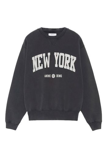 Anine Bing - Sweatshirt - Ramona - Washed Black x New York