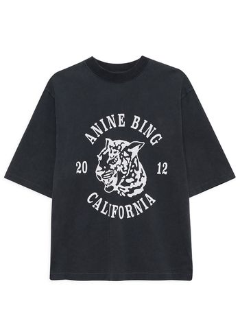 Anine Bing - Tričko - Avi Tee - Washed Charcoal