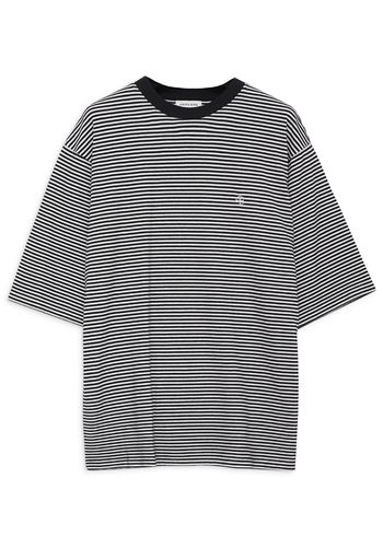 Anine Bing - T-shirt - Bo Tee - BLACK AND WHITE STRIPE