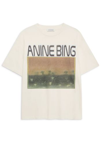 Anine Bing - Tričko - Cade Tee Mushrooms - Off White