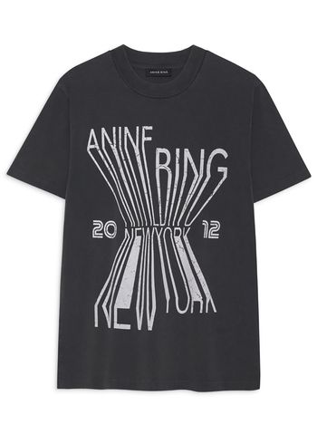 Anine Bing - Koszulka - Colby Tee Bing New York - Washed Black