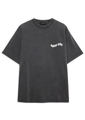 Anine Bing - T-shirt - Kent Tee Love - Washed Black