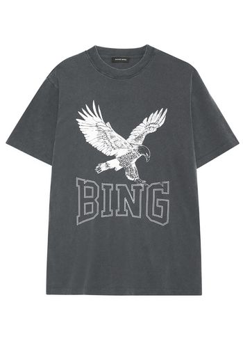 Anine Bing - Camiseta - Lilli Tee Retro Eagle - Washed Black