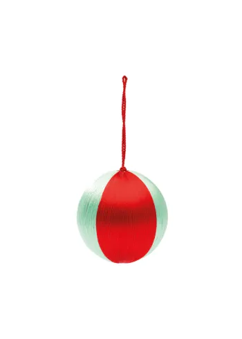 Anna + Nina - Bola de Navidad - Corded Ornament - Big - Red Stripe