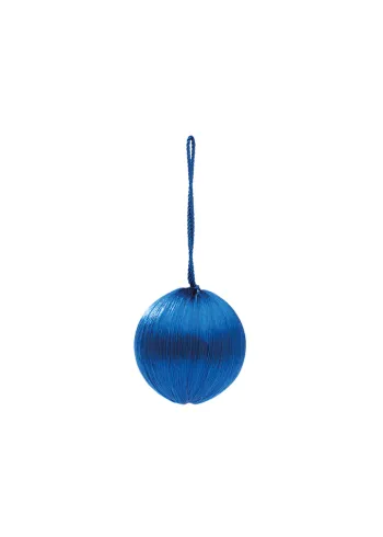 Anna + Nina - Kerstbal - Corded Ornament - Small - Blue