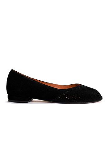 Anonymous Copenhagen - Ballerina - Tiffy Calf suede - Black