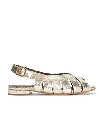 Anonymous Copenhagen - Sandalen - Sophie 20 Crackled metallic goat - Champagne