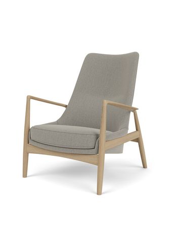 Audo Copenhagen - Lounge chair - The Seal Lounge Chair High Back - Oiled Natural Oak / Re-wool 218