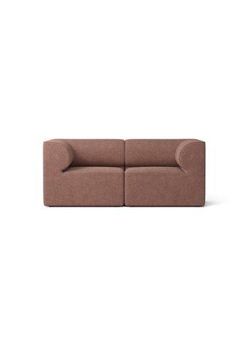 Audo Copenhagen - Modulär soffa - Eave Modular Sofa, 86, 2 Seater, Configuration 1 - Audo Bouclé 08 - Bordeaux