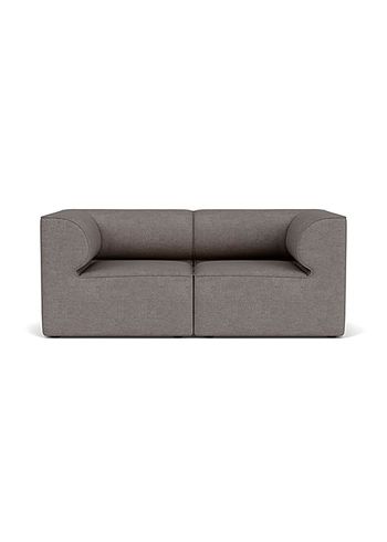 Audo Copenhagen - Modular sofa - Eave Modular Sofa, 86, 2 Seater, Configuration 1 - Audo Bouclé 16 - Dark Grey