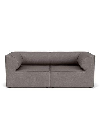 Audo Copenhagen - Modulär soffa - Eave Modular Sofa, 96, 2-seater, Configuration 1 - Audo Bouclé 16 - Dark Grey