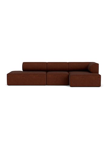 Audo Copenhagen - Modular sofa - Eave Modular Sofa, 96, 3.5-Seater, Configurations 9-10 - Audo Bouclé 08 - Bordeaux - Configuration 9