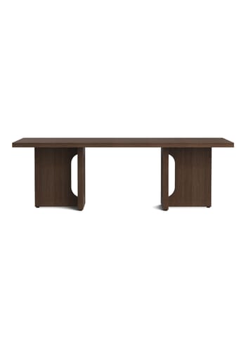 Audo Copenhagen - Coffee Table - Androgyne Lounge Table - Dark Stained Oak Base / Dark Stained Oak