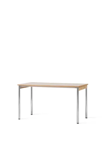 Audo Copenhagen - Dining Table - Co Table - Chrome, Creme Laminate