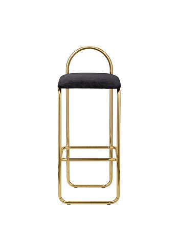 AYTM - Bar stool - ANGUI bar chair - Low - Anthracite/Gold