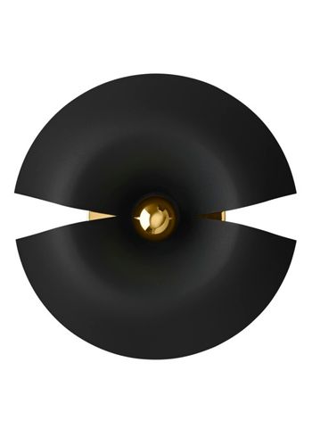 AYTM - Seinävalaisin - CYCNUS wall lamp - Black/gold large