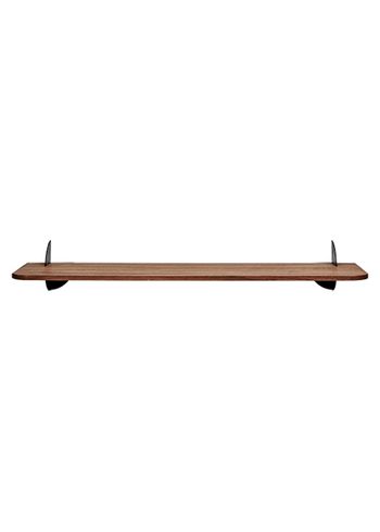 AYTM - Plank - AEDES shelf - Large - Walnut/Black
