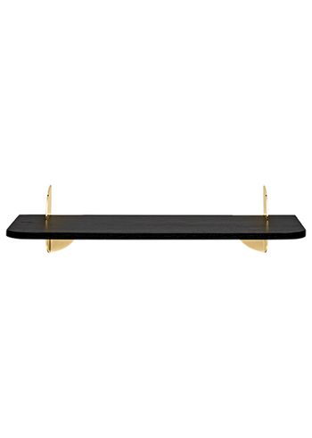 AYTM - Plank - AEDES shelf - Small - Black/Gold