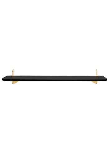 AYTM - Plank - AEDES shelf - Large - Black/Gold