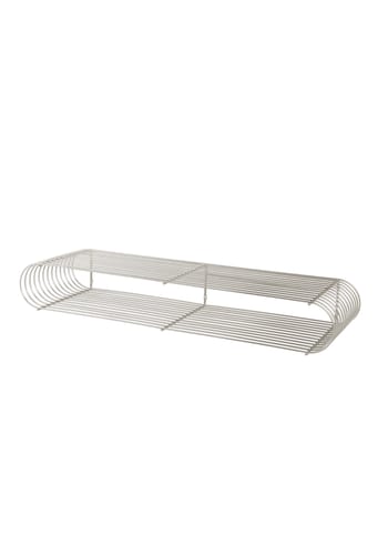 AYTM - Plank - CURVA shelf - Silver - Large