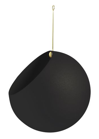 AYTM - Purkki - Globe Hangning Flowerpot - Black Large