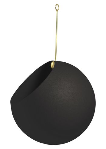 AYTM - Purkki - Globe Hangning Flowerpot - Black Small