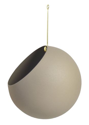 AYTM - Tarro - Globe Hangning Flowerpot - Taupe Large
