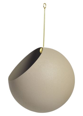 AYTM - Jar - Globe Hangning Flowerpot - Taupe Small