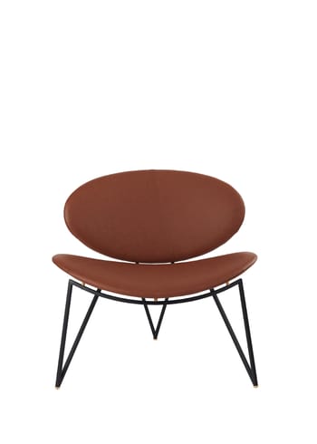 AYTM - Stol - Semper Lounge Chair - Black/Cognac